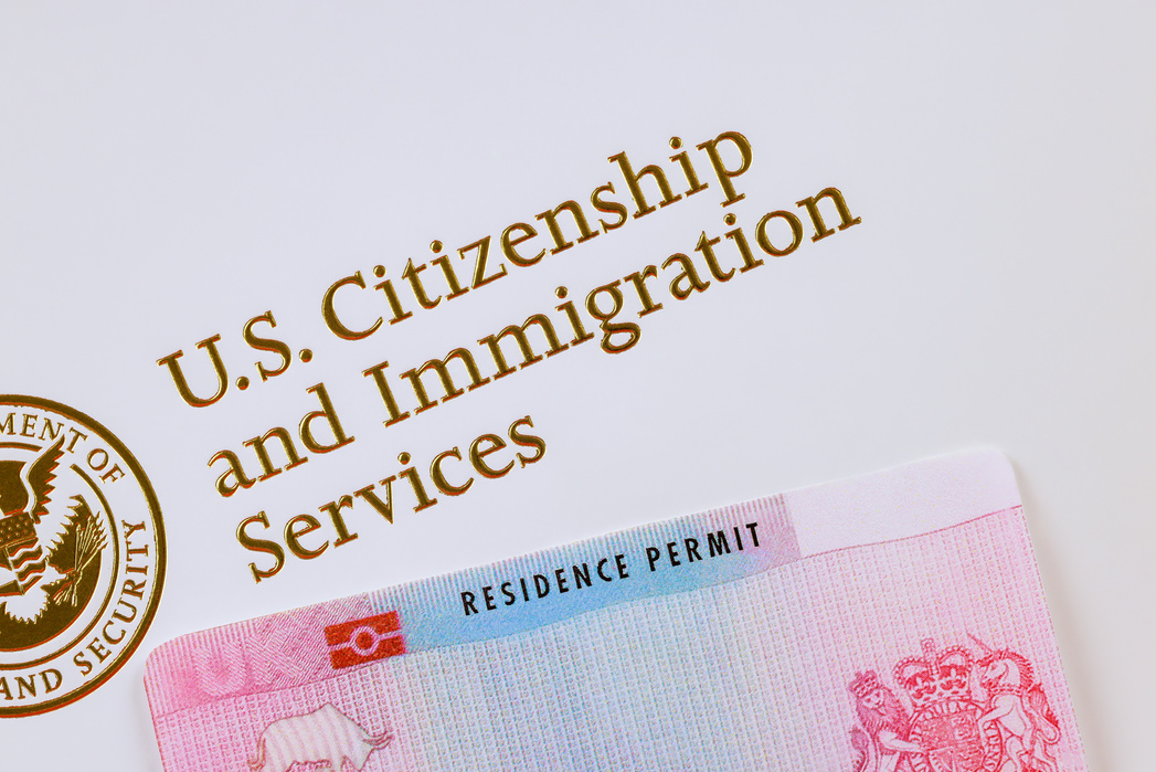 Residence Permit Is American Immigrant Documents Department of Homeland Security United States Citizenship and Immigration Services